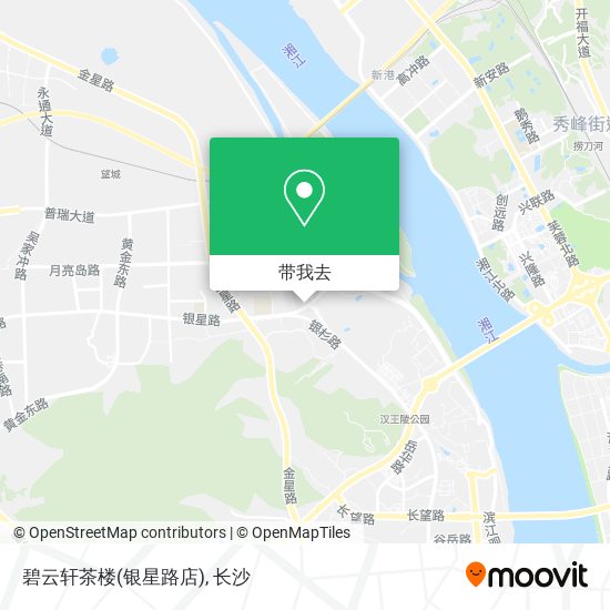 碧云轩茶楼(银星路店)地图