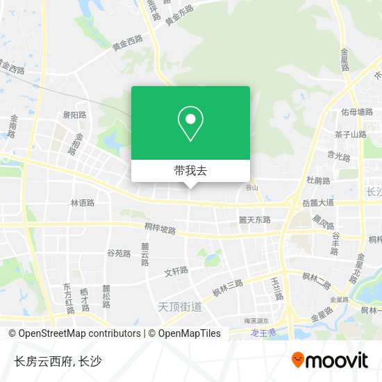长房云西府地图