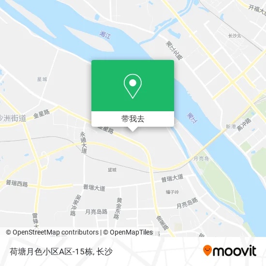 荷塘月色小区A区-15栋地图