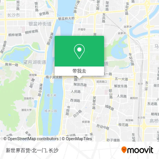 新世界百货-北一门地图