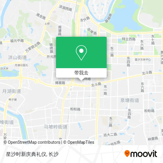 星沙时新庆典礼仪地图