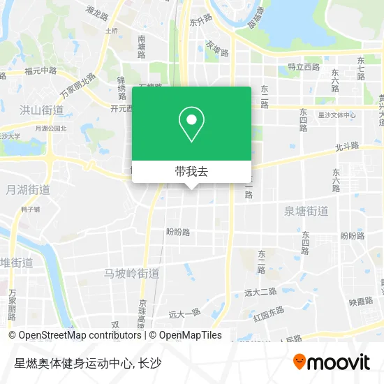 星燃奥体健身运动中心地图
