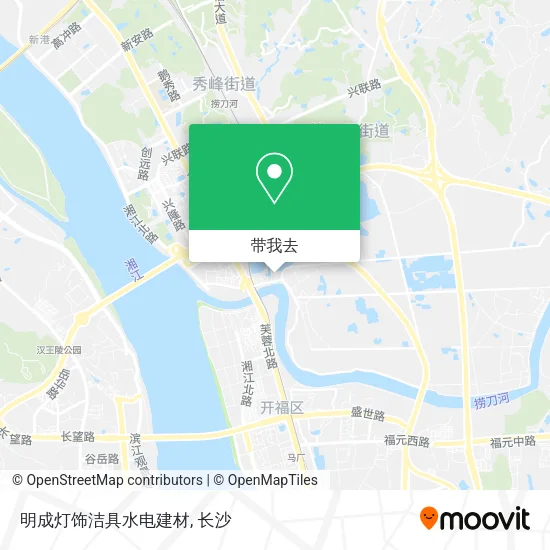 明成灯饰洁具水电建材地图