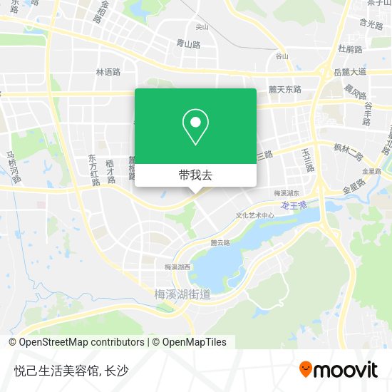 悦己生活美容馆地图