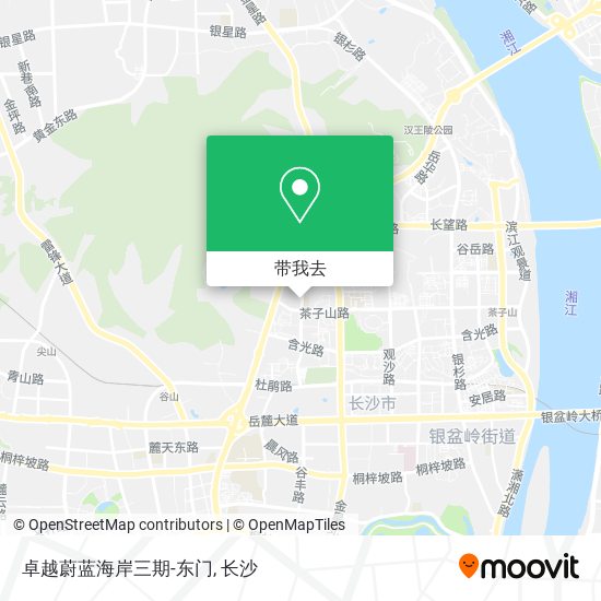 卓越蔚蓝海岸三期-东门地图