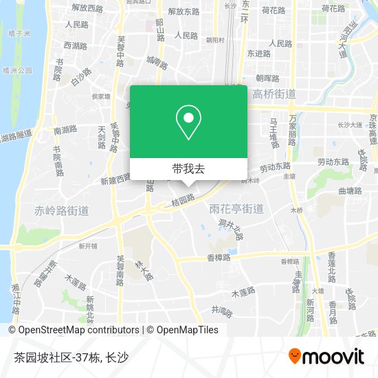 茶园坡社区-37栋地图