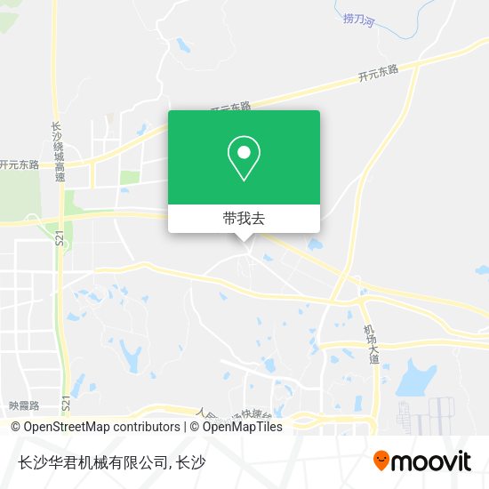 长沙华君机械有限公司地图
