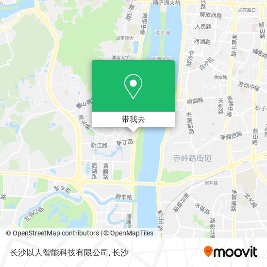 长沙以人智能科技有限公司地图