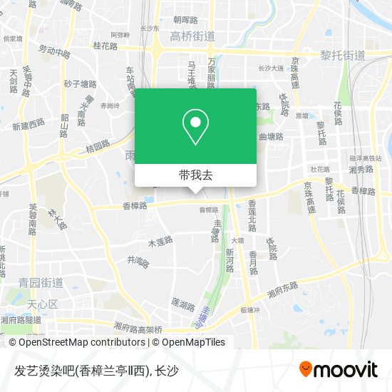 发艺烫染吧(香樟兰亭Ⅱ西)地图