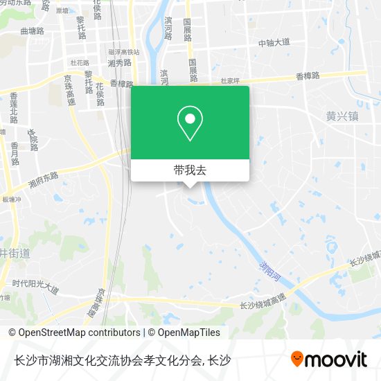 长沙市湖湘文化交流协会孝文化分会地图