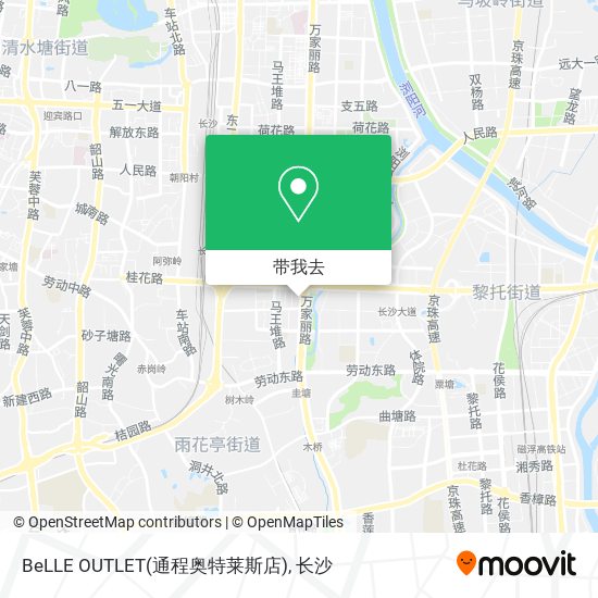 BeLLE OUTLET(通程奥特莱斯店)地图