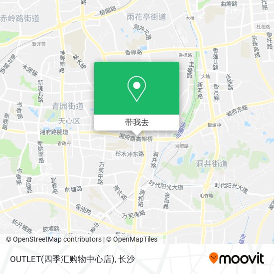 OUTLET(四季汇购物中心店)地图