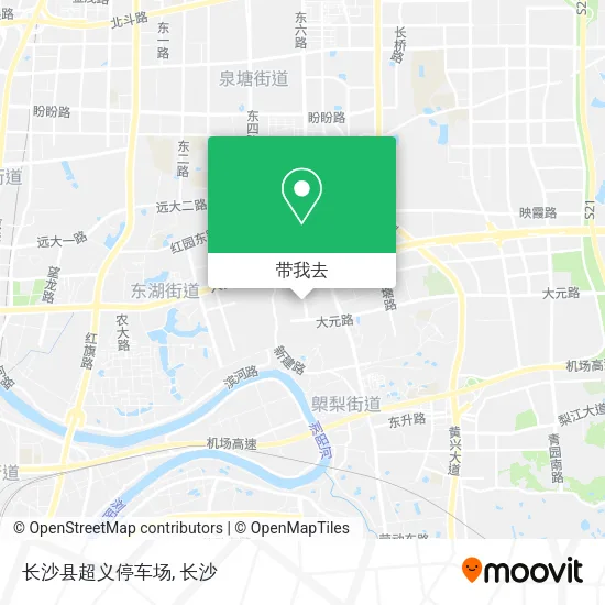 长沙县超义停车场地图