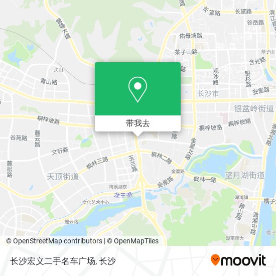 长沙宏义二手名车广场地图