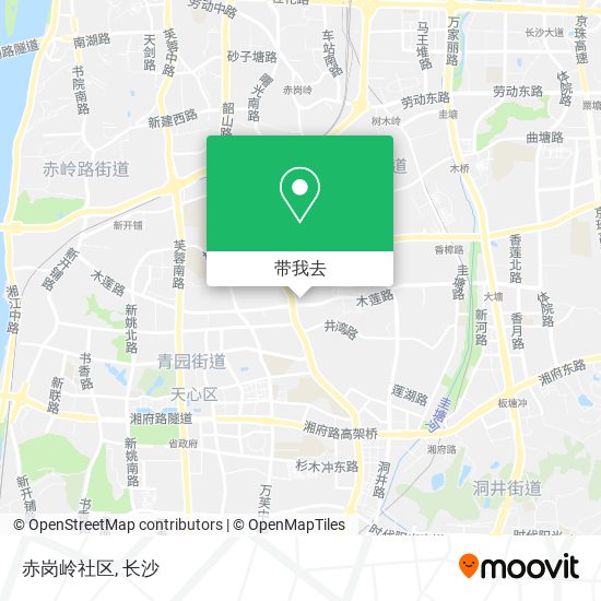 赤岗岭社区地图