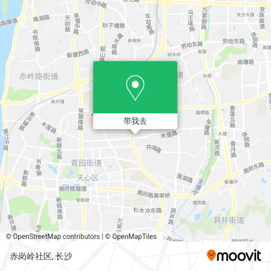 赤岗岭社区地图