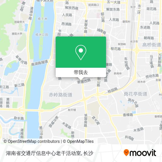 湖南省交通厅信息中心老干活动室地图