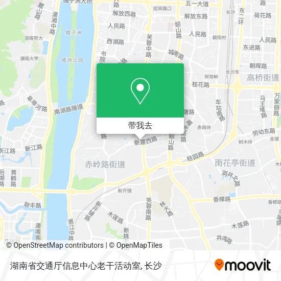 湖南省交通厅信息中心老干活动室地图
