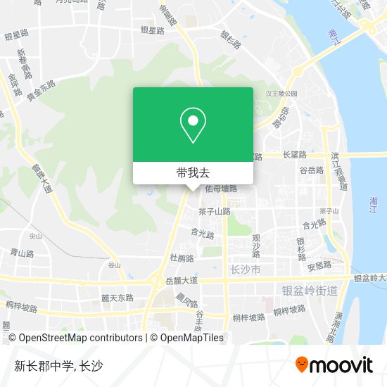 新长郡中学地图
