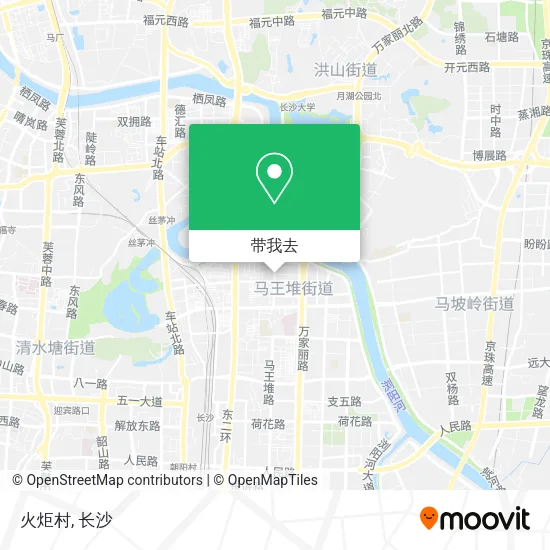 火炬村地图