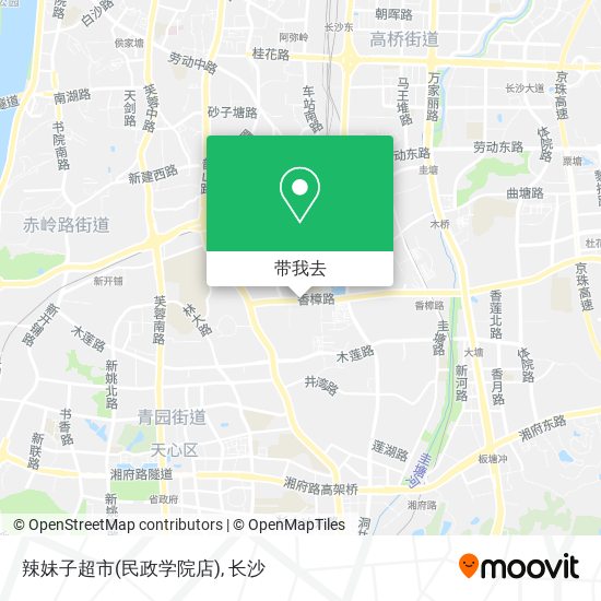 辣妹子超市(民政学院店)地图