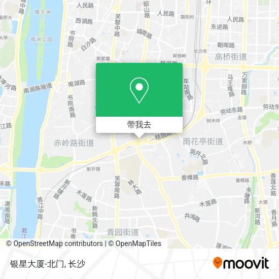 银星大厦-北门地图