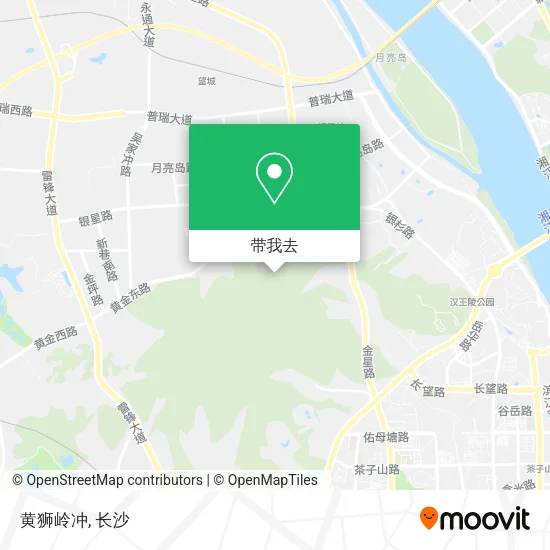 黄狮岭冲地图