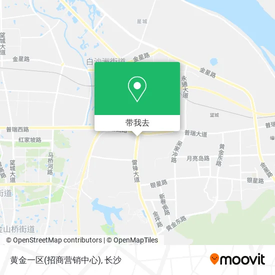 黄金一区(招商营销中心)地图