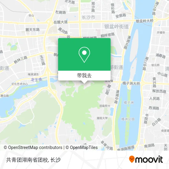 共青团湖南省团校地图