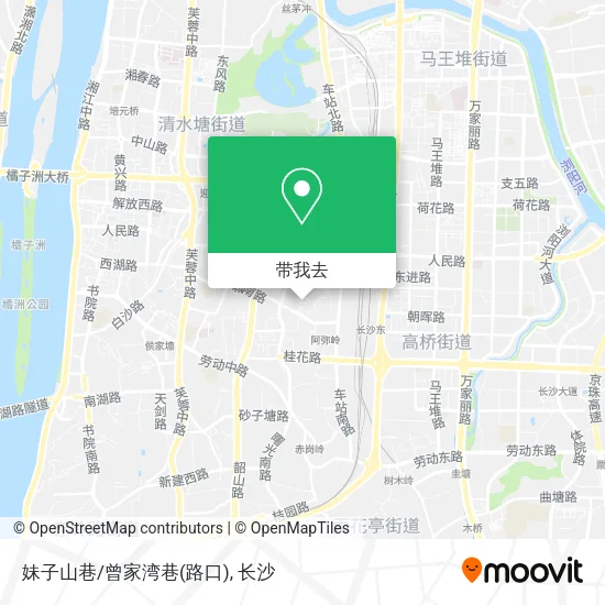 妹子山巷/曾家湾巷(路口)地图
