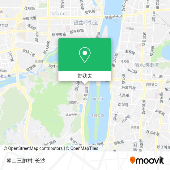 麓山三胞村地图