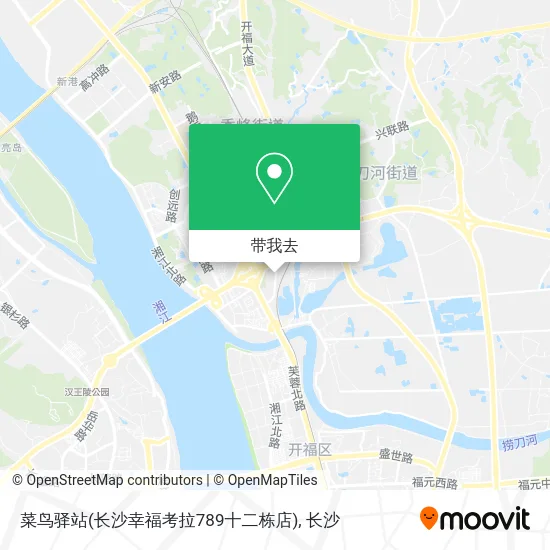 菜鸟驿站(长沙幸福考拉789十二栋店)地图