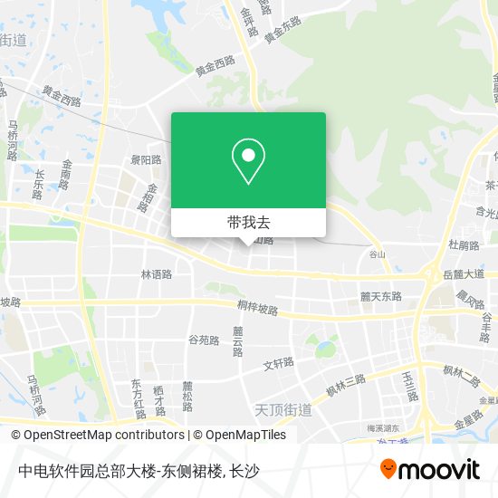 中电软件园总部大楼-东侧裙楼地图