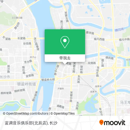 蓝调音乐俱乐部(北辰店)地图
