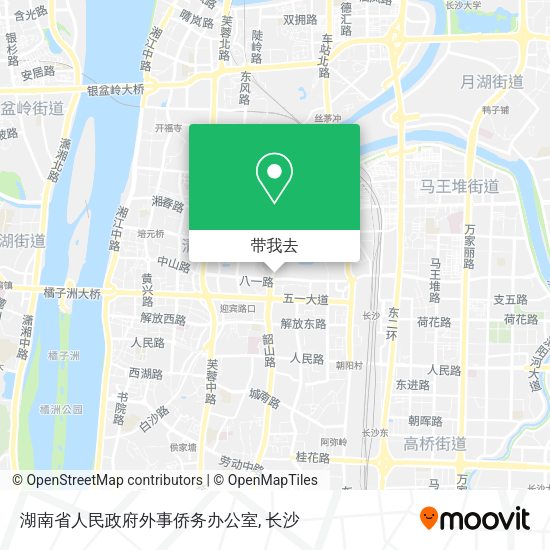 湖南省人民政府外事侨务办公室地图