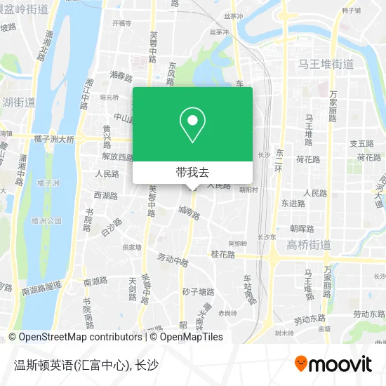温斯顿英语(汇富中心)地图
