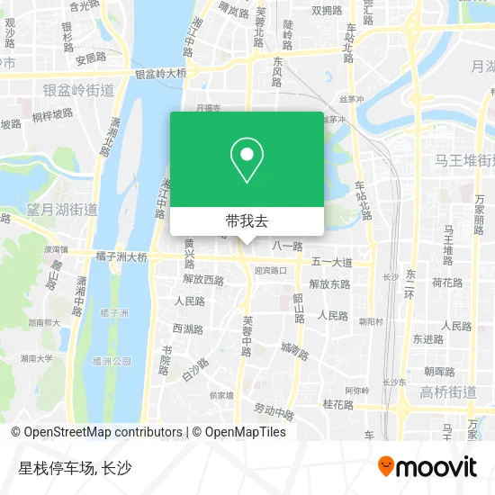 星栈停车场地图
