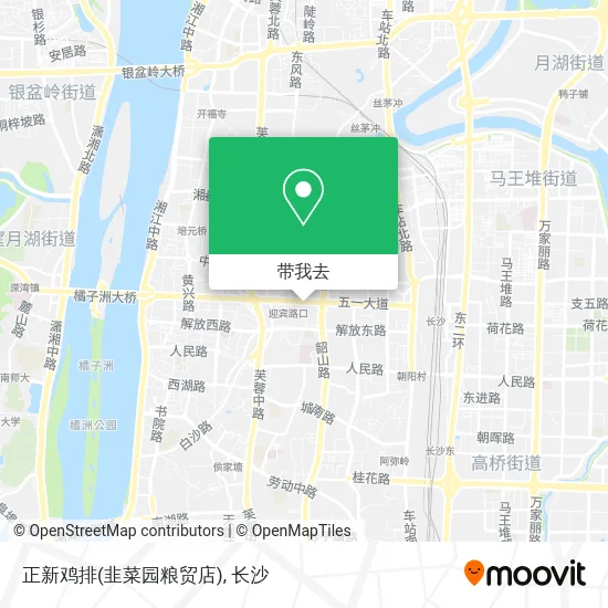 正新鸡排(韭菜园粮贸店)地图