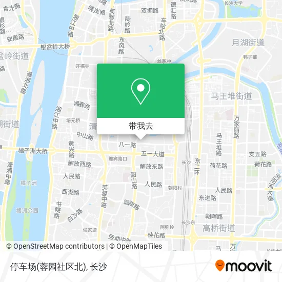 停车场(蓉园社区北)地图
