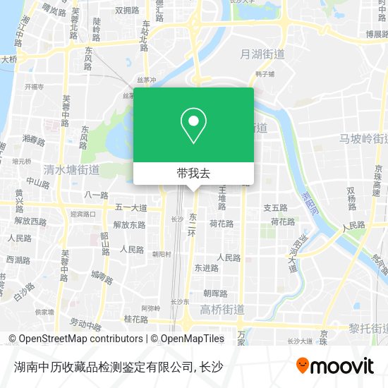 湖南中历收藏品检测鉴定有限公司地图