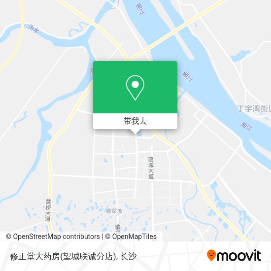 修正堂大药房(望城联诚分店)地图
