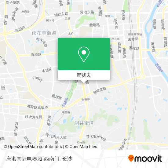 唐湘国际电器城-西南门地图