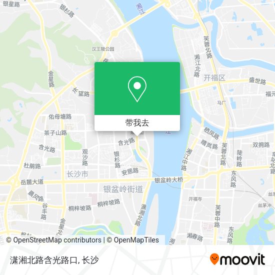潇湘北路含光路口地图