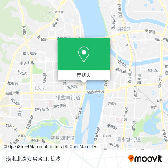 潇湘北路安居路口地图