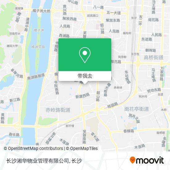 长沙湘华物业管理有限公司地图