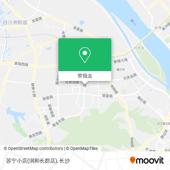 苏宁小店(润和长郡店)地图