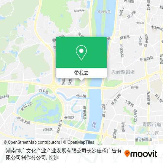 湖南博广文化产业产业发展有限公司长沙佳程广告有限公司制作分公司地图