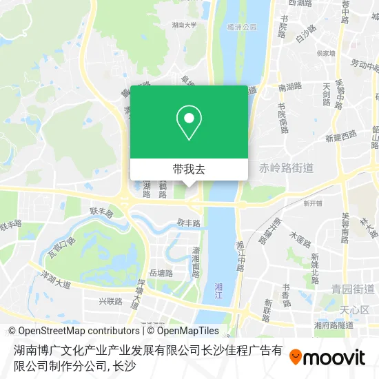 湖南博广文化产业产业发展有限公司长沙佳程广告有限公司制作分公司地图