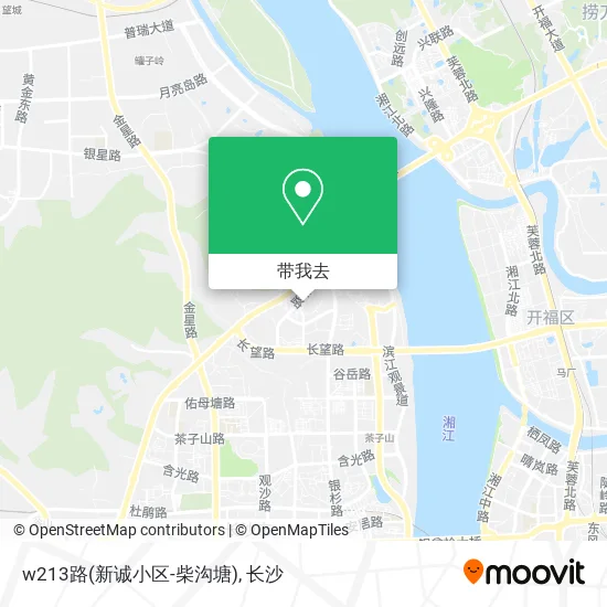 w213路(新诚小区-柴沟塘)地图