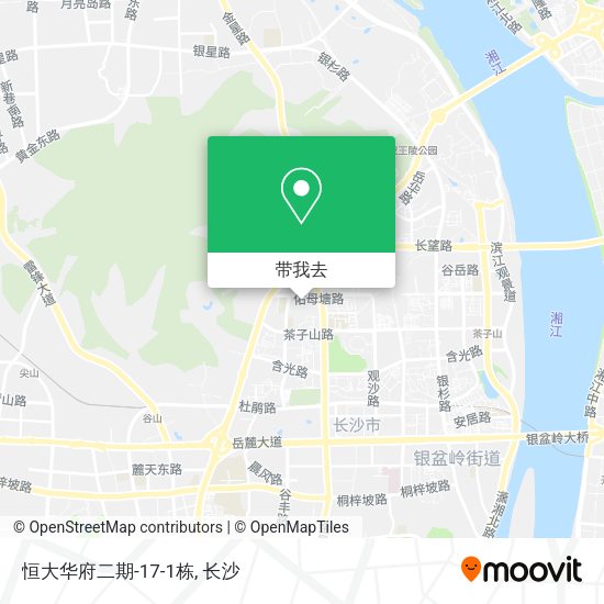 恒大华府二期-17-1栋地图